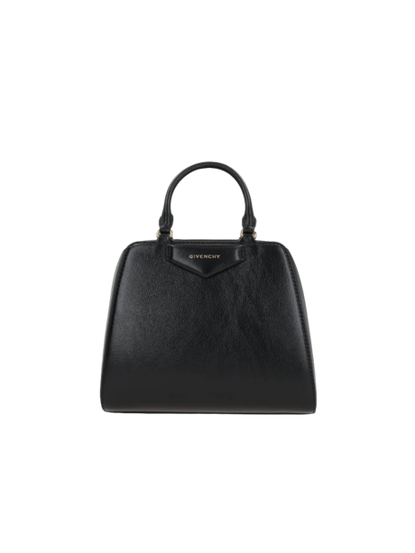 Grainy Leather Antigona Cube Mini Handbag-GIVENCHY-JOHN JULIA