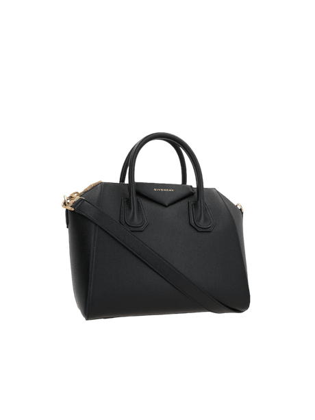 Grainy Leather Antigona Small Handbag-GIVENCHY-JOHN JULIA