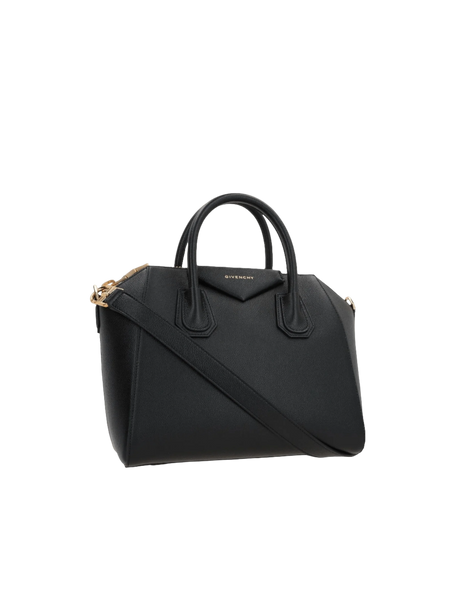 Grainy Leather Antigona Small Handbag-GIVENCHY-JOHN JULIA