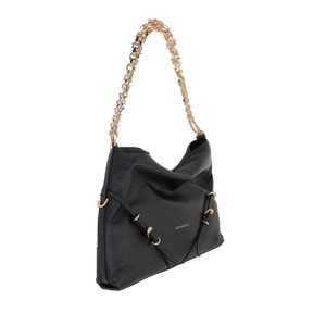 Grainy Leather Voyou Chain Medium Shoulder Bag-GIVENCHY-JOHN JULIA