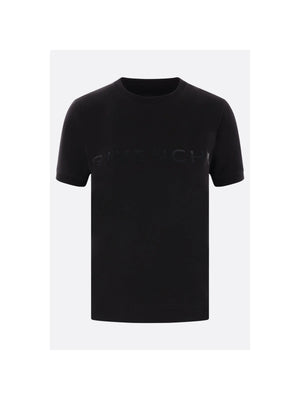 Logo Print Cotton T-shirt-GIVENCHY-JOHN JULIA