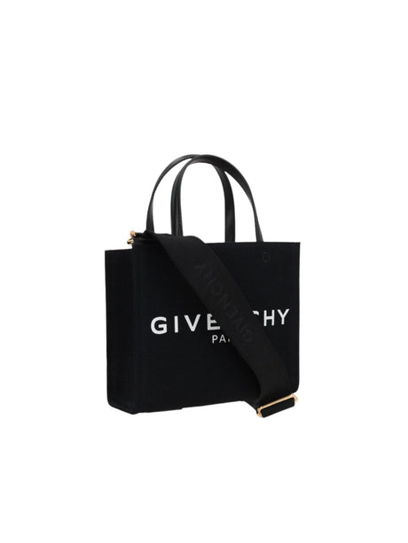 GIVENCHY-Mini G-Tote Canvas Shopping Bag-JOHN JULIA