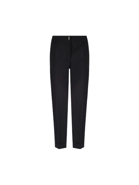 Mohair Wool Blend Slim-fit Pants-GIVENCHY-JOHN JULIA