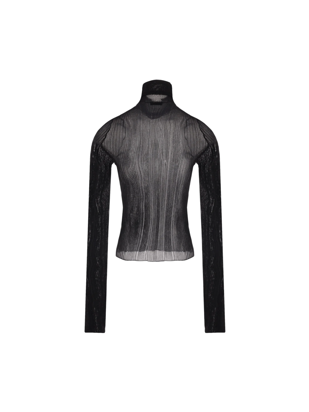 Semi-transparent Ribbed Viscose Sweater-GIVENCHY-JOHN JULIA