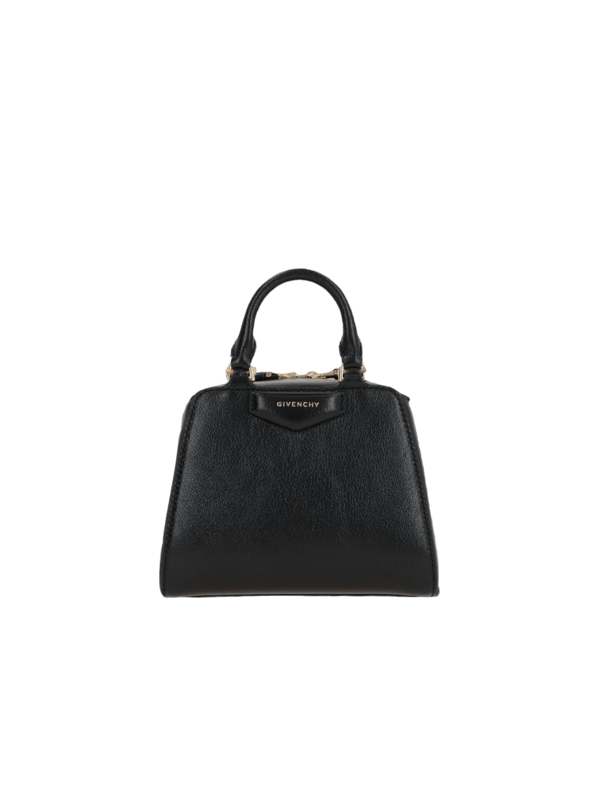 GIVENCHY-Shiny Leather Antigona Cube Nano Handbag-JOHN JULIA