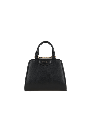 GIVENCHY-Shiny Leather Antigona Cube Nano Handbag-JOHN JULIA