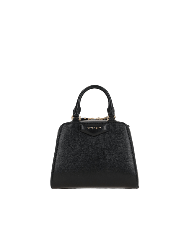 GIVENCHY-Shiny Leather Antigona Cube Nano Handbag-JOHN JULIA