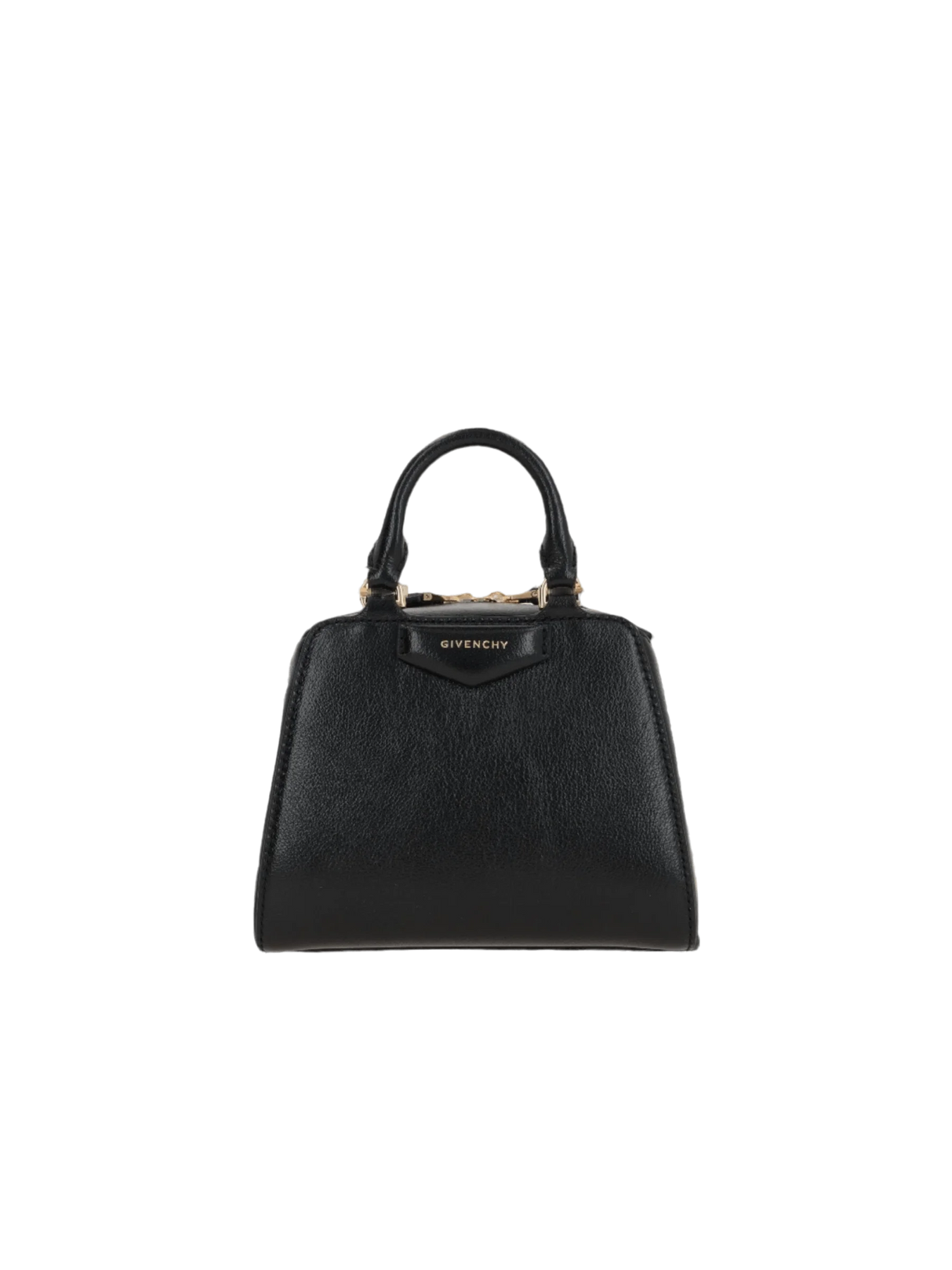 GIVENCHY-Shiny Leather Antigona Cube Nano Handbag-JOHN JULIA