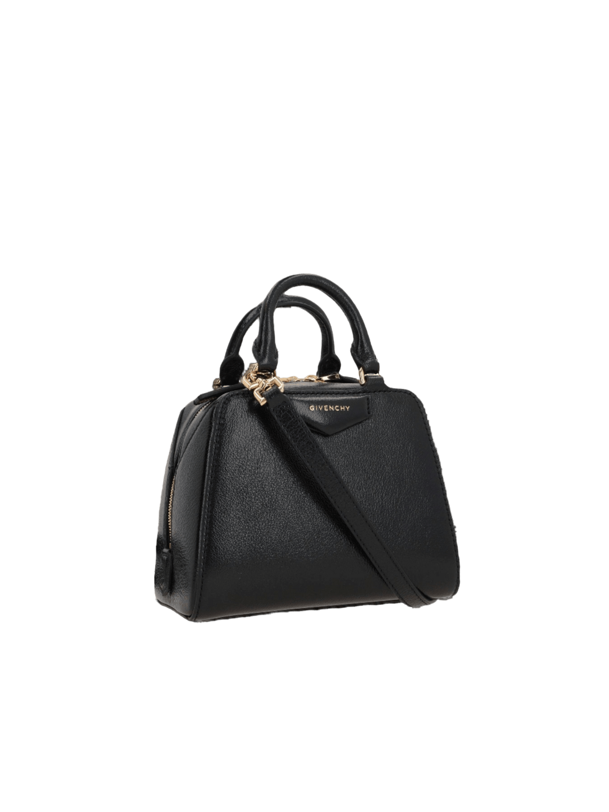 GIVENCHY-Shiny Leather Antigona Cube Nano Handbag-JOHN JULIA