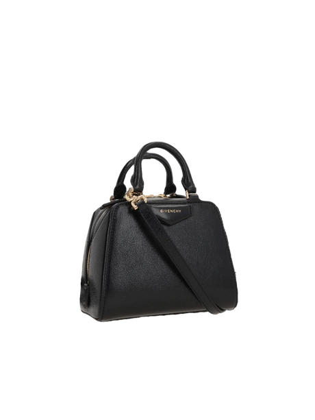 GIVENCHY-Shiny Leather Antigona Cube Nano Handbag-JOHN JULIA