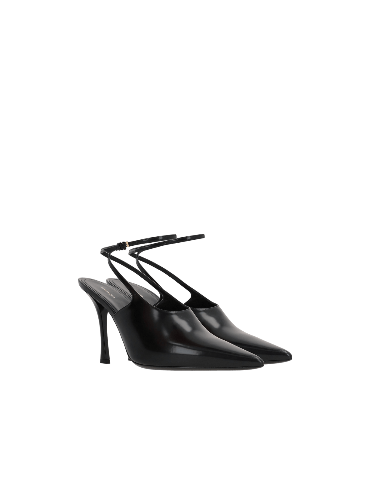 Show Brushed Leather Slingbacks-GIVENCHY-JOHN JULIA