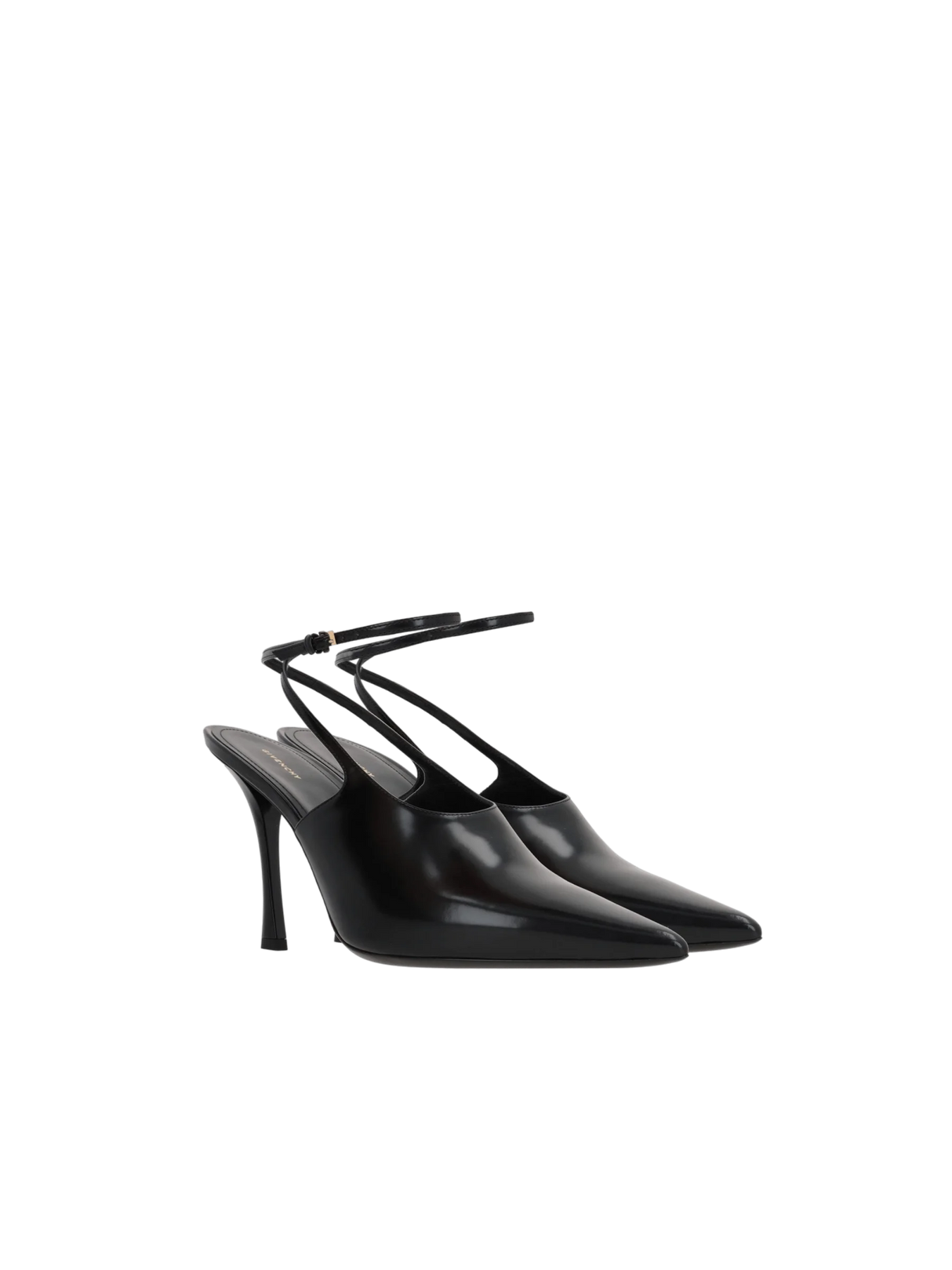 Show Brushed Leather Slingbacks-GIVENCHY-JOHN JULIA