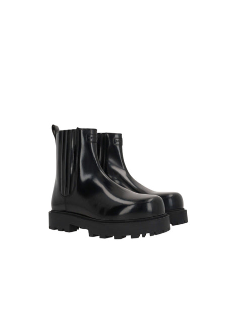 Show Shiny Leather Chelsea Boots-GIVENCHY-JOHN JULIA