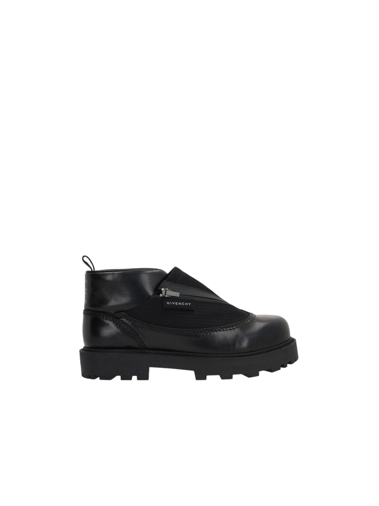 Storm Leather Nylon Ankle Boots-GIVENCHY-JOHN JULIA