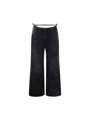 Voyou Low-waist Denim Jeans-GIVENCHY-JOHN JULIA