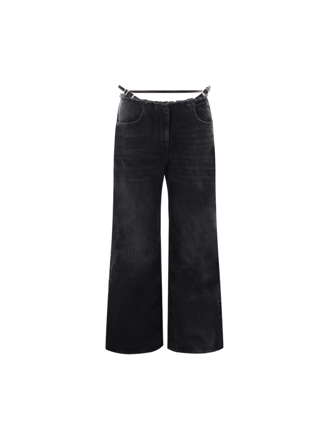 Voyou Low-waist Denim Jeans-GIVENCHY-JOHN JULIA