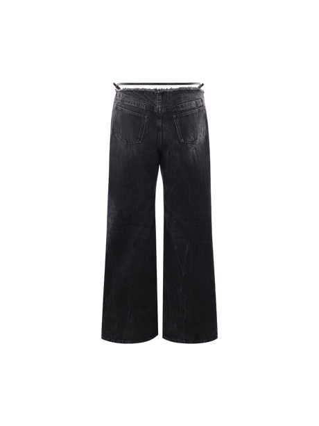 Voyou Low-waist Denim Jeans-GIVENCHY-JOHN JULIA