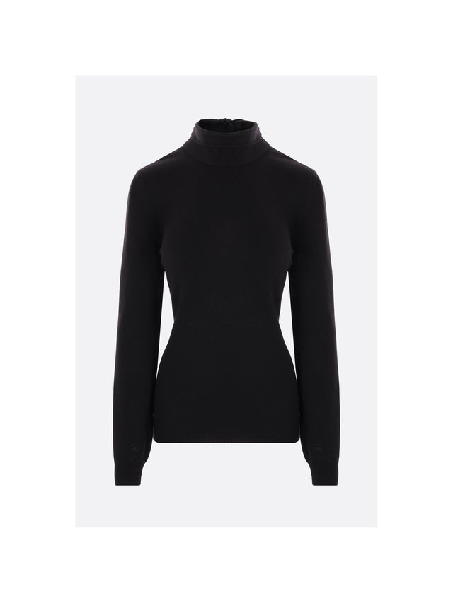 Wool And Cashmere Blend Sweater With Knots-GIVENCHY-JOHN JULIA