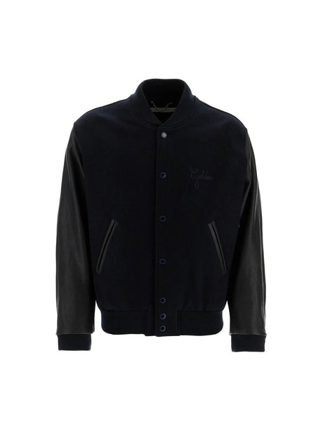 Aleandro Bomber Jacket With Leather Sleeves