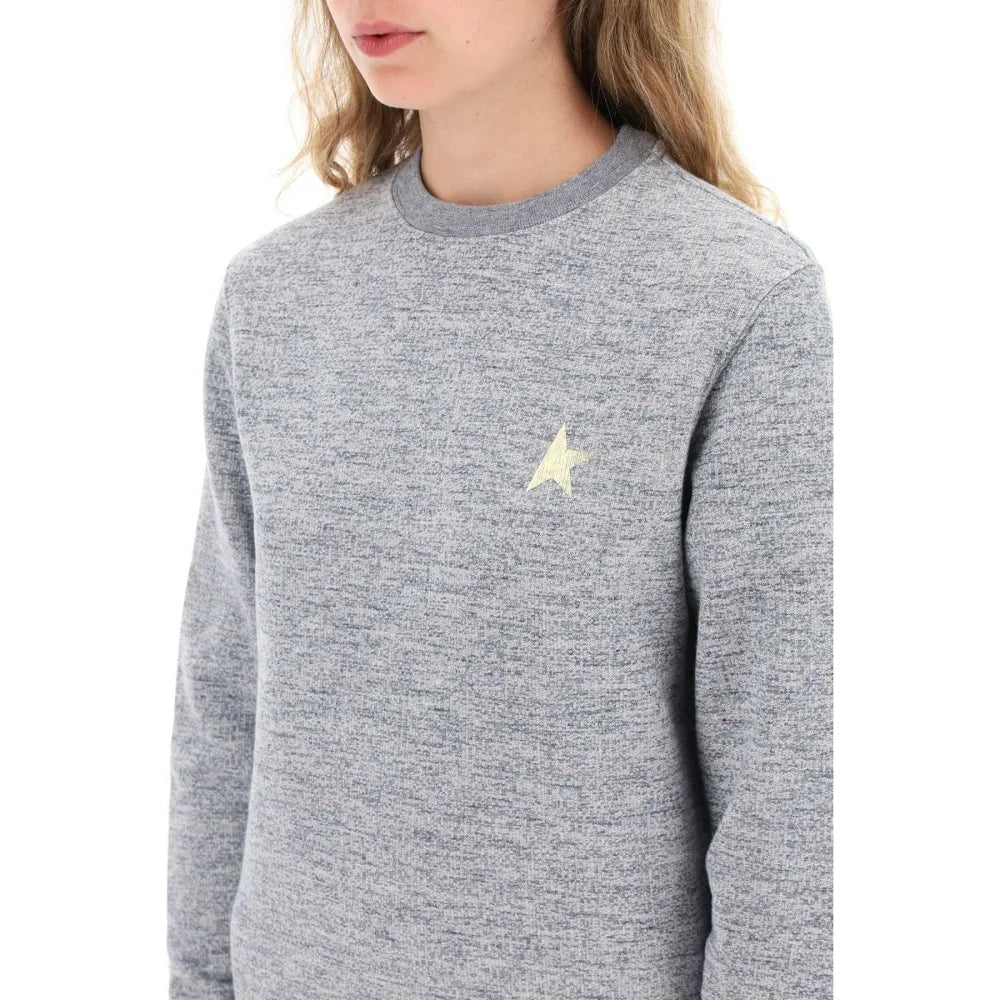 Athena Sweatshirt With Gold Star GOLDEN GOOSE JOHN JULIA.