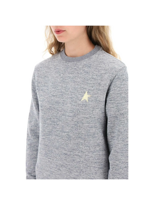 Athena Sweatshirt With Gold Star GOLDEN GOOSE JOHN JULIA.