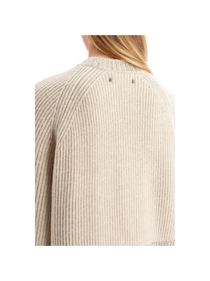 GOLDEN GOOSE-Boxy Sweater With Crystals -JOHN JULIA.