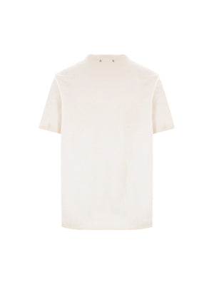 Golden Club Print Cotton T-shirt-Golden Goose-JOHN JULIA