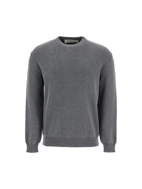 Reversed Logo Cotton Sweater-Golden Goose-JOHN JULIA