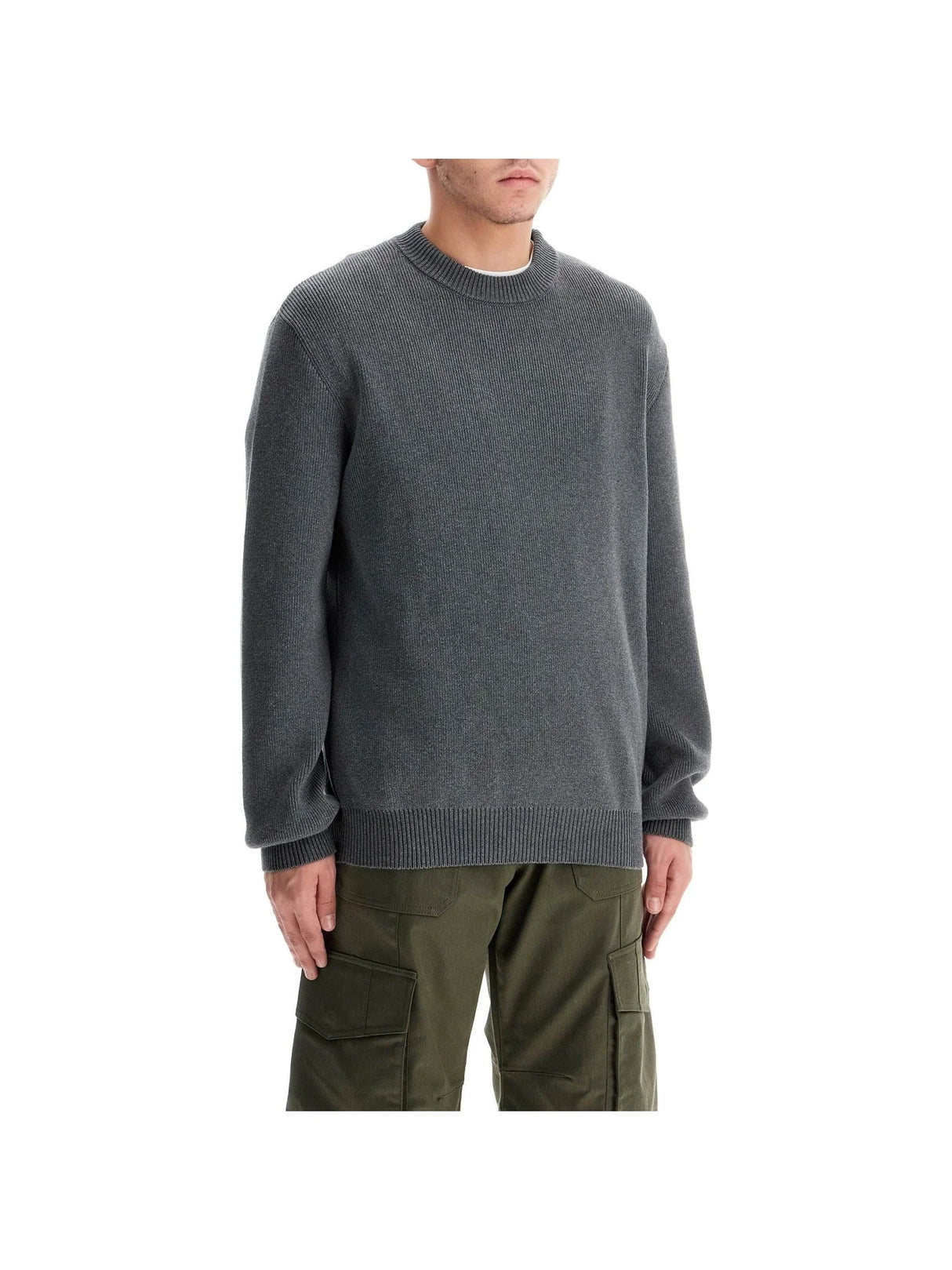 Reversed Logo Cotton Sweater-Golden Goose-JOHN JULIA