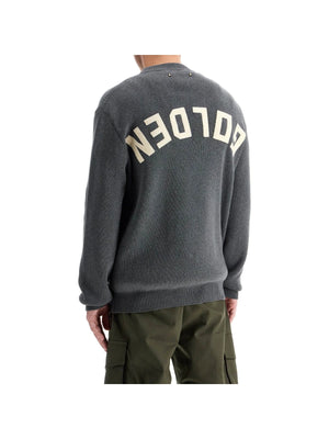 Reversed Logo Cotton Sweater-Golden Goose-JOHN JULIA