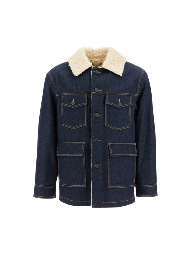 Denim Caban Coat