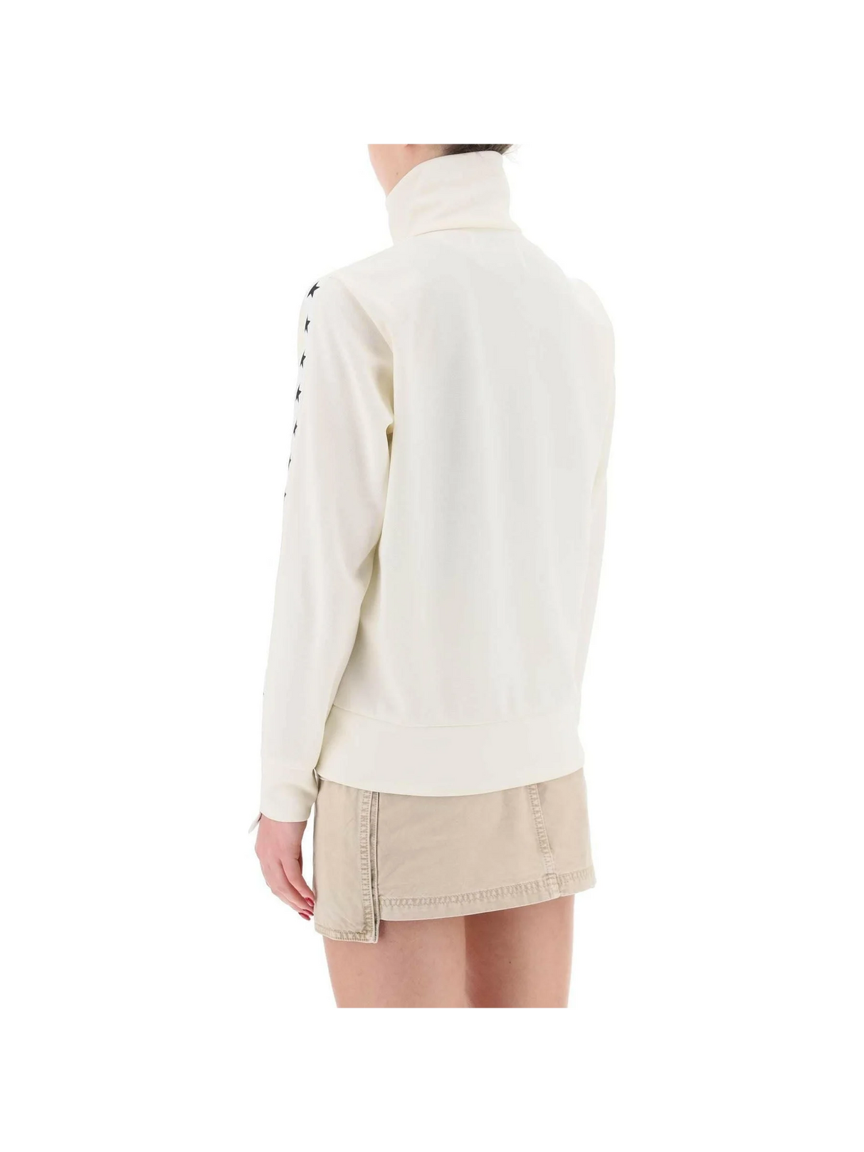 White Denise Athletic Track Jacket GOLDEN GOOSE JOHN JULIA.