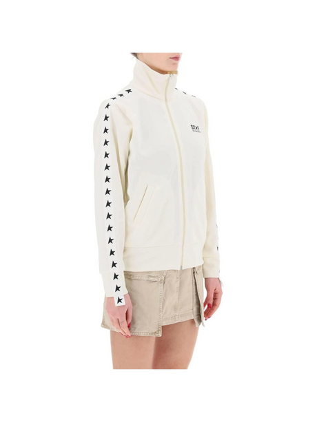 White Denise Athletic Track Jacket GOLDEN GOOSE JOHN JULIA.