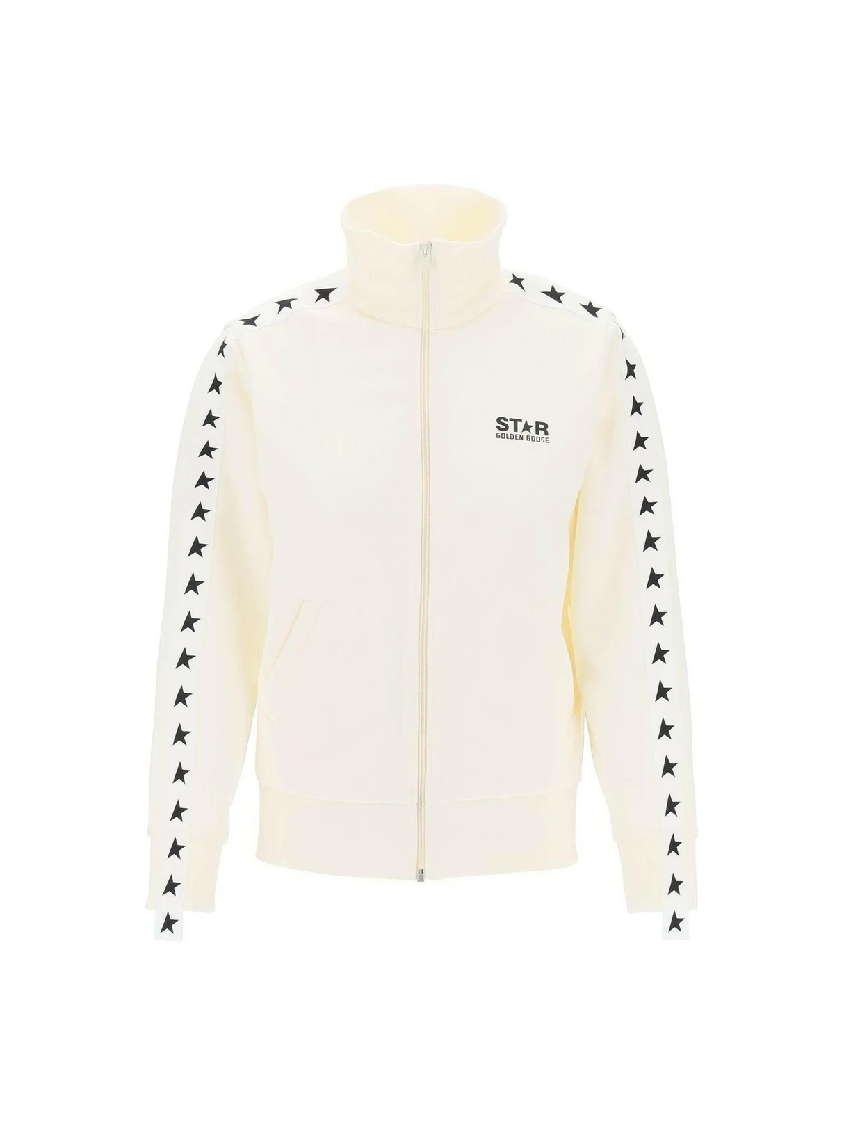 White Denise Athletic Track Jacket GOLDEN GOOSE JOHN JULIA.