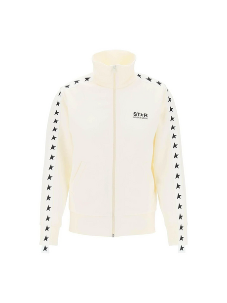 White Denise Athletic Track Jacket GOLDEN GOOSE JOHN JULIA.