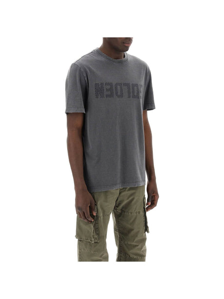 Distressed Cotton T-Shirt