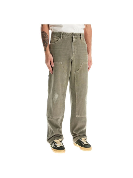 Distressed Striped Pants-Golden Goose-JOHN JULIA