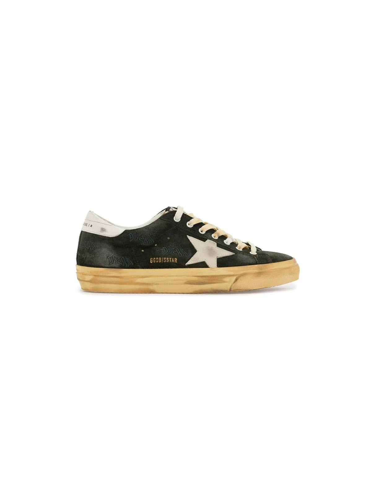 Distressed Suede Super Star Sneakers-Golden Goose-JOHN JULIA