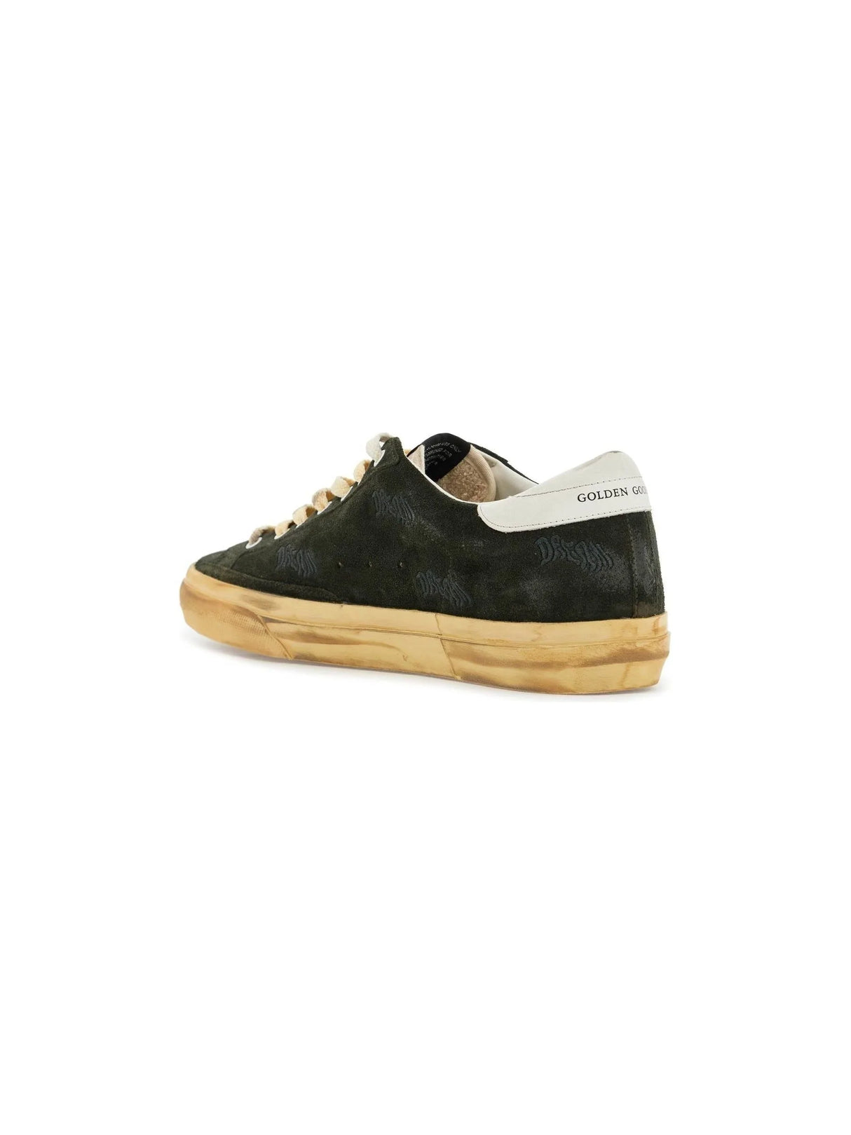 Distressed Suede Super Star Sneakers-Golden Goose-JOHN JULIA