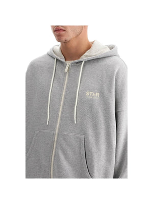 Hooded Zip Sweatshirt-Golden Goose-JOHN JULIA