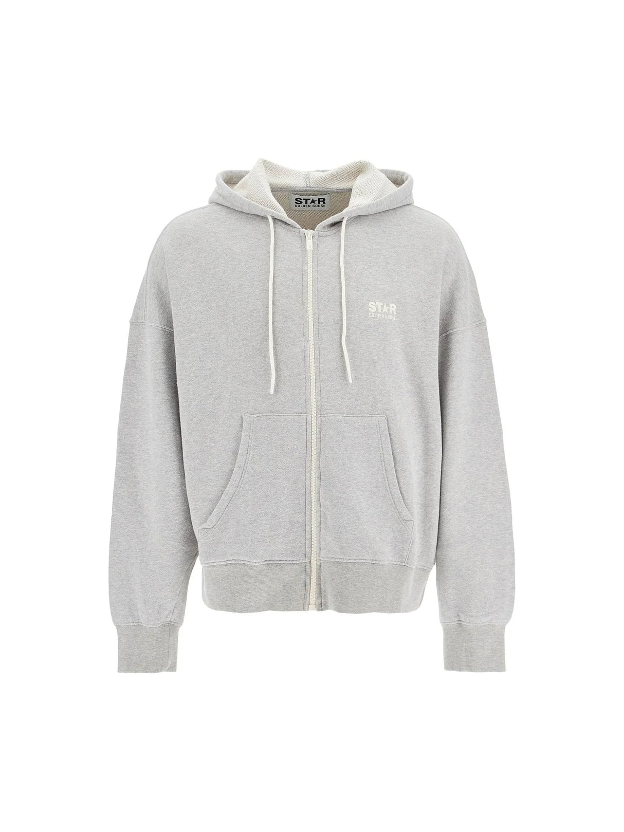 Hooded Zip Sweatshirt-Golden Goose-JOHN JULIA