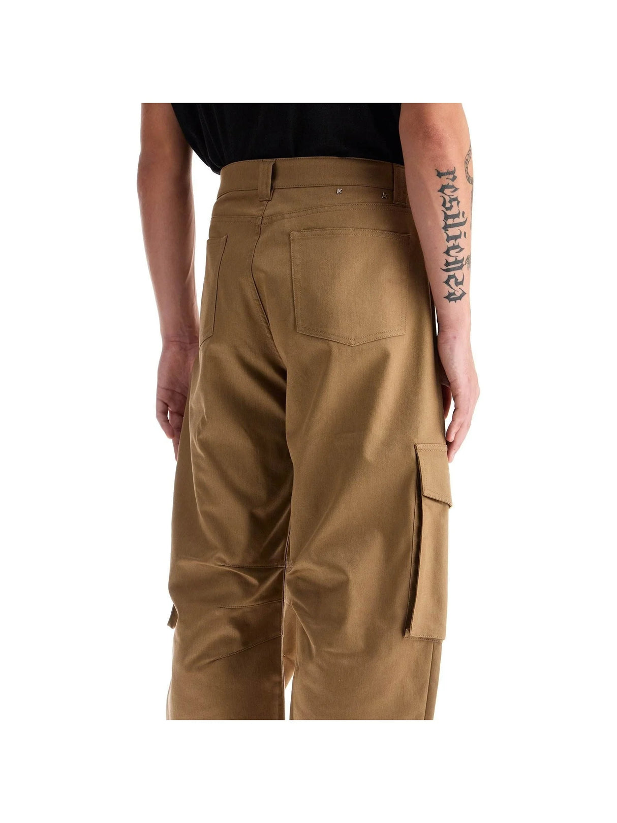 Twill Cargo Pants-Golden Goose-JOHN JULIA