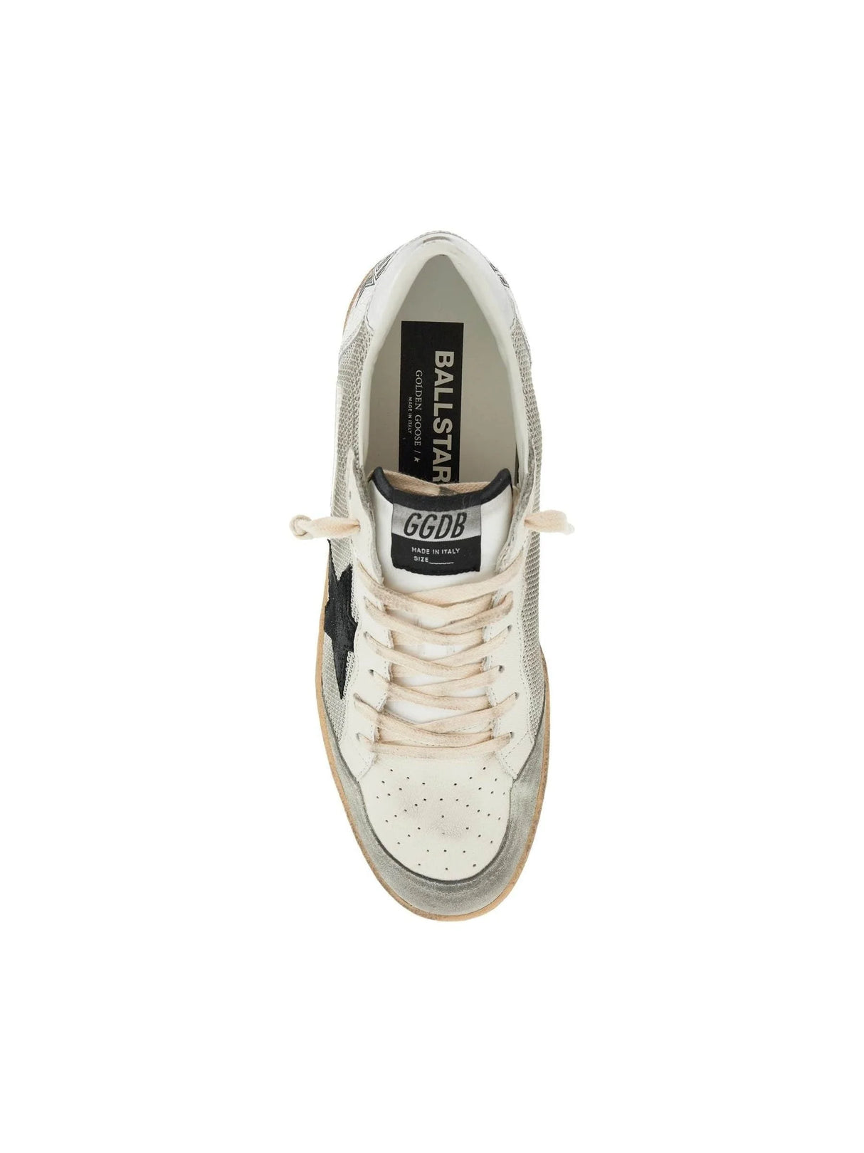 GOLDEN GOOSE-Leather And Canvas Sneakers -JOHN JULIA.