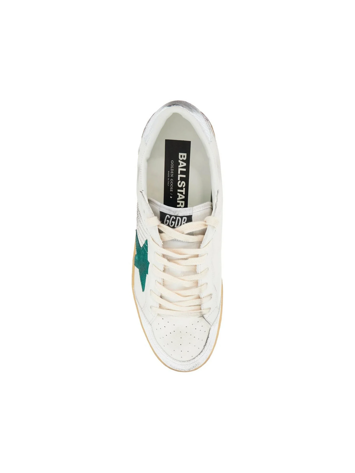 Ball Star Leather Suede Sneakers-Golden Goose-JOHN JULIA