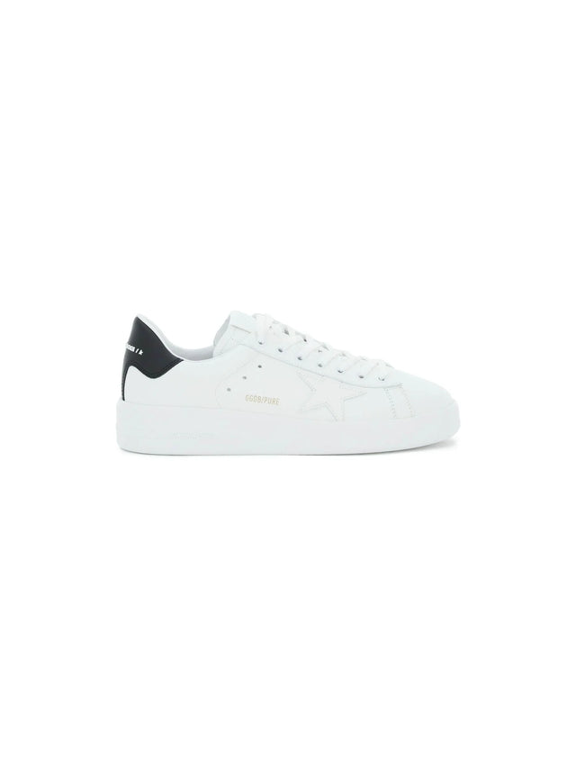 GOLDEN GOOSE-Leather Pure Star Sneakers-JOHN JULIA