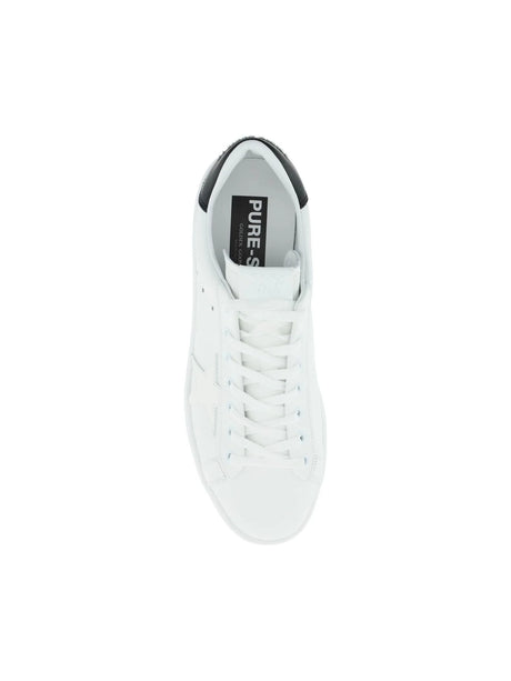 GOLDEN GOOSE-Leather Pure Star Sneakers-JOHN JULIA