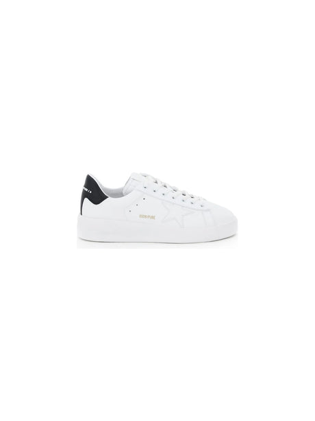 Pure-Star Leather Sneakers-Golden Goose-JOHN JULIA