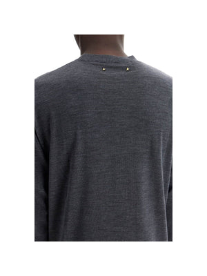 GOLDEN GOOSE-Lightweight Merino Wool Sweater Sweater-JOHN JULIA