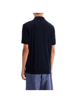 Lightweight Wool Short-Sleeved Polo Shirt