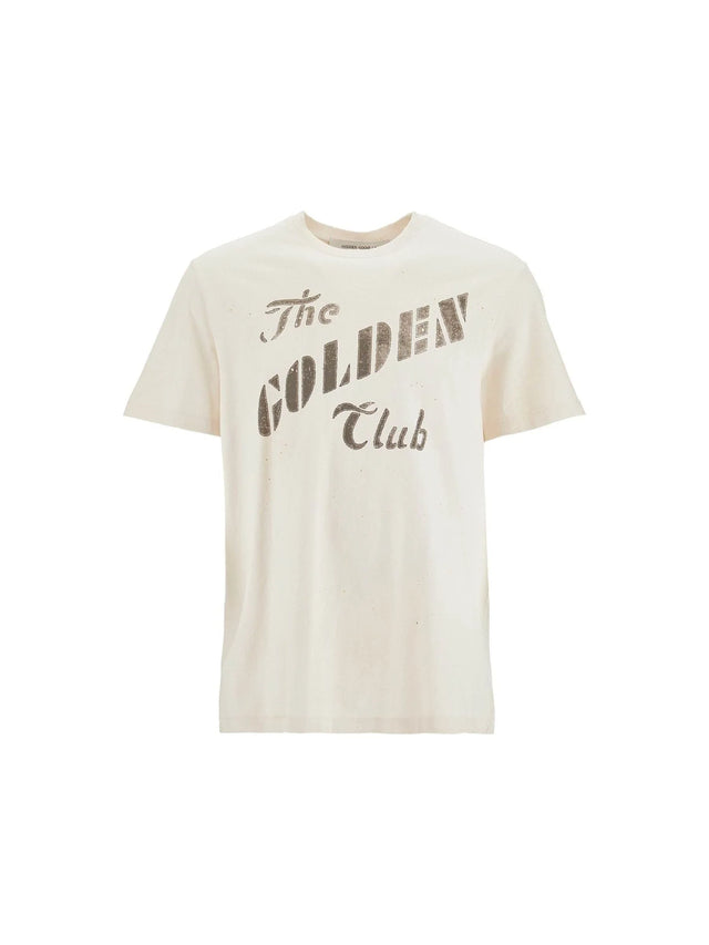 The Golden Club Printed T-Shirt-Golden Goose-JOHN JULIA